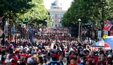 Hurricanes fans jam into downtown Raleigh for team's Stanley Cup parade, celebration