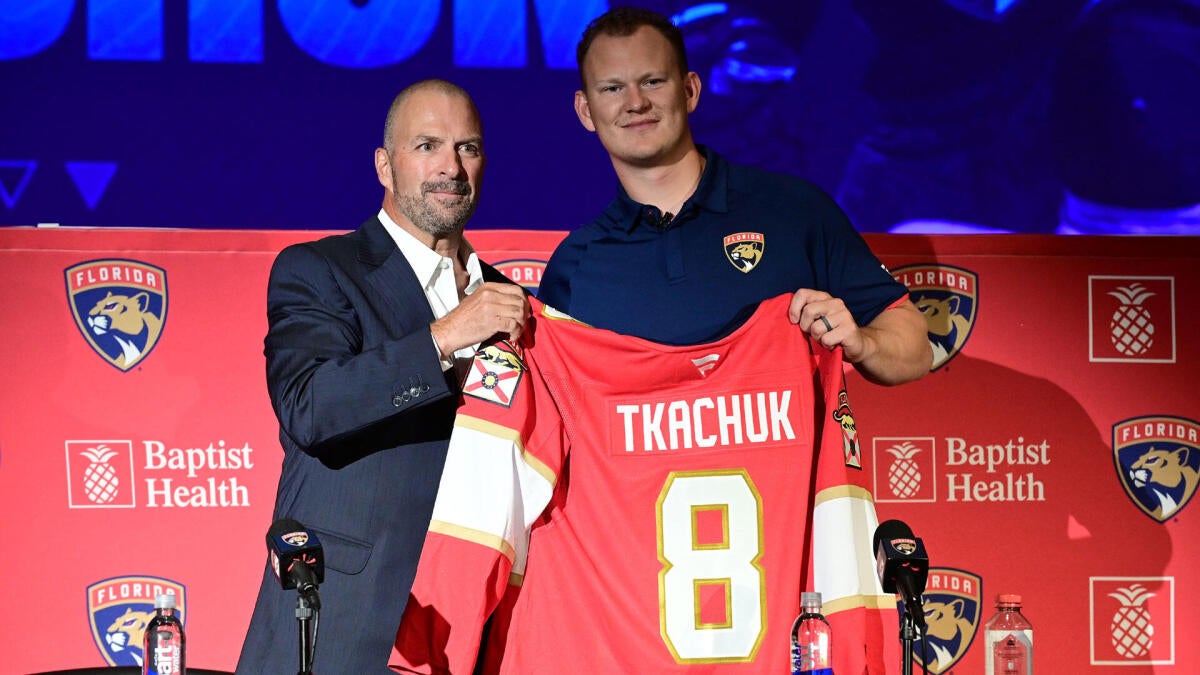Brady Tkachuk excited to team with brother Matthew in Florida: 'I couldn't believe it'