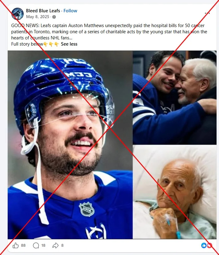 <span>Screenshot of a Facebook post taken June 2, 2026</span>