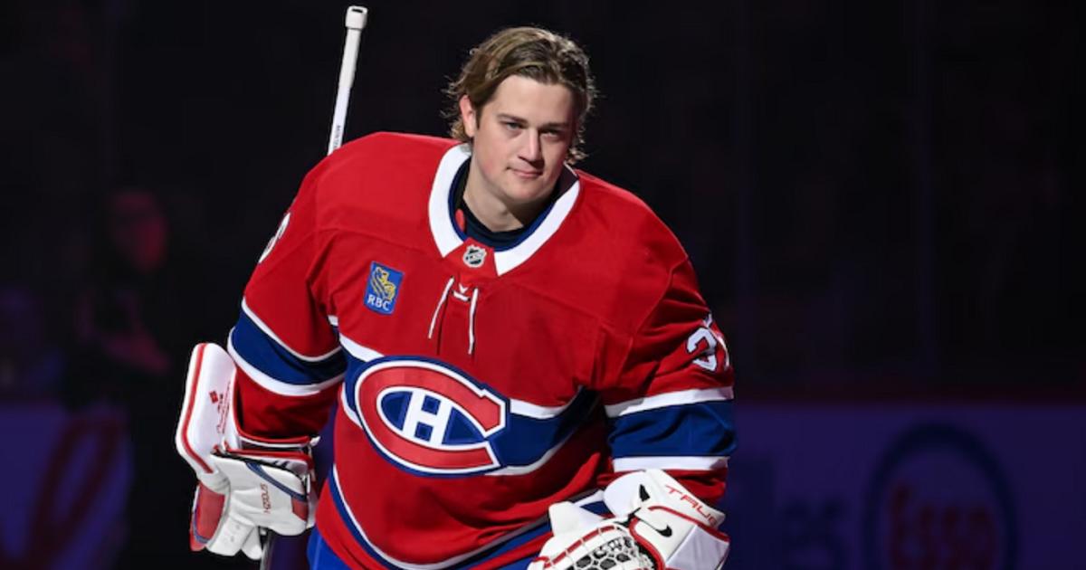 Samuel Montembeault is done in Montreal.