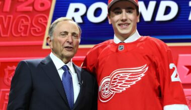 3 Michigan Hockey players selected during 2026 NHL Draft