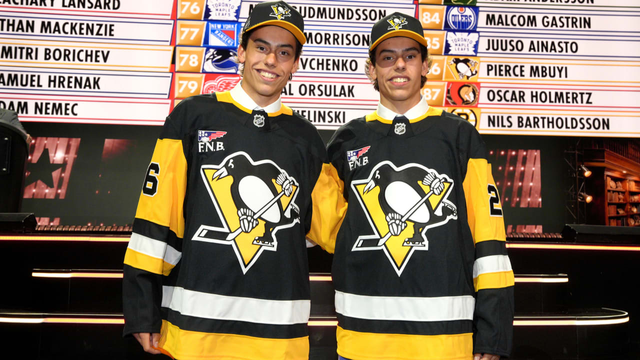 Shared dream comes true for Ruck twins with Penguins at 2026 NHL Draft