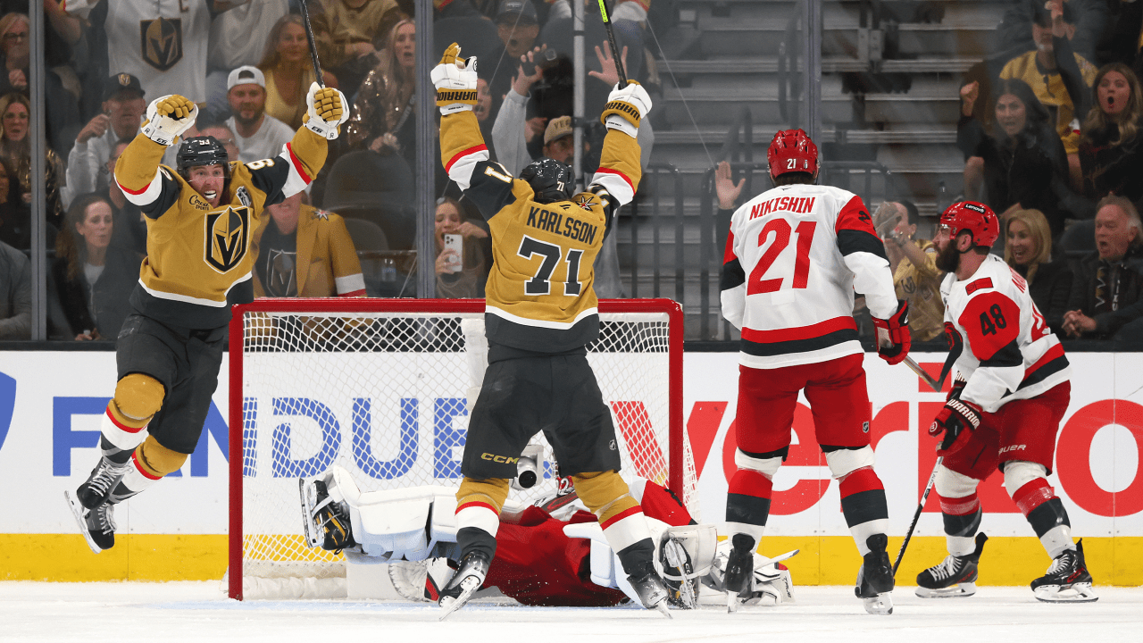 Golden Knights, Hurricanes rewrite Stanley Cup Final record books in Game 3 thriller