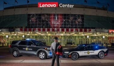 N.C. Highway Patrol enters national best-looking cruiser contest with Hurricanes-inspired photo