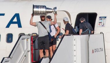 Canes fans welcome Carolina Hurricanes back with Stanley Cup in hand.