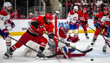 NHL EDGE stats for Hurricanes-Canadiens series in 2026 Stanley Cup Playoffs