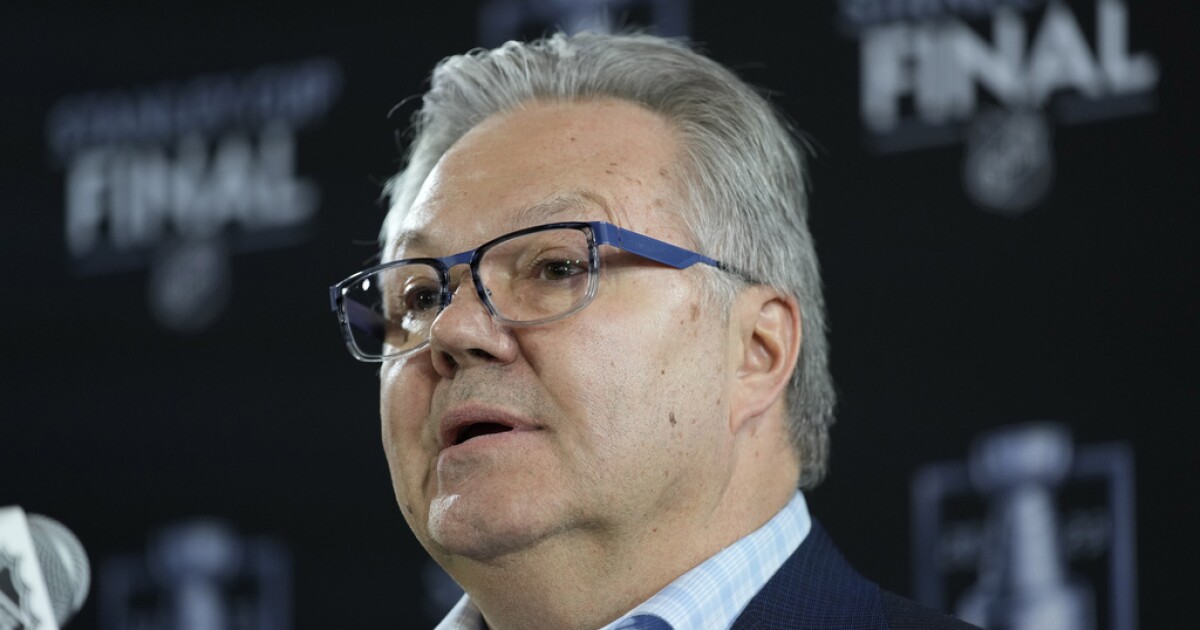McCrimmon holding press conference after Tortorella ousted from coaching staff