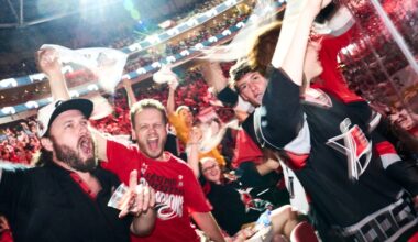 Photos: Fans gather at Lenovo Center to watch the Carolina Hurricanes win the 2026 Stanley Cup Final