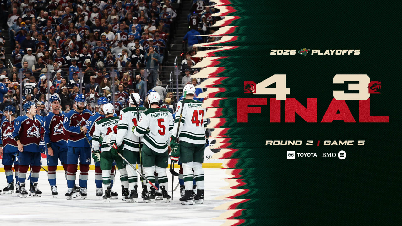Game Recap: Avalanche 4, Wild 3 (OT)