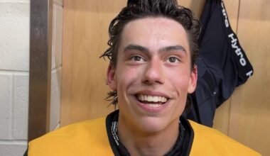 Markus Ruck with big goals, great experience at Pens camp
