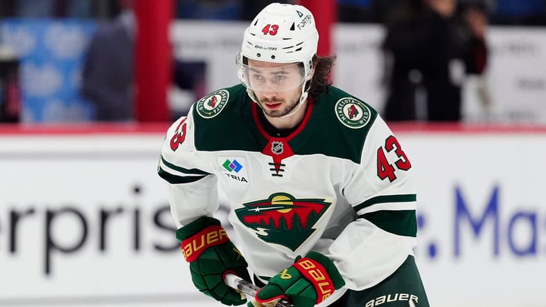 Quinn Hughes - Stanley Cup Playoffs-Minnesota Wild at Colorado Avalanche