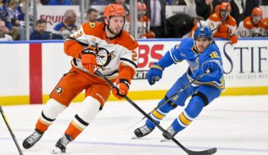 Mason McTavish says ‘it’s the right time’ for Blues trade after disappointing Ducks season