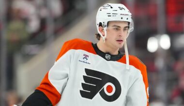 Porter Martone returns to Flyers dev camp: 'There's still a team to make and a job to earn'