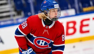 Photo of Montreal Canadiens prospect Alexander Zharovsky.