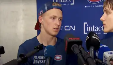 Photo of Montreal Canadiens prospect Alexander Zharovsky.