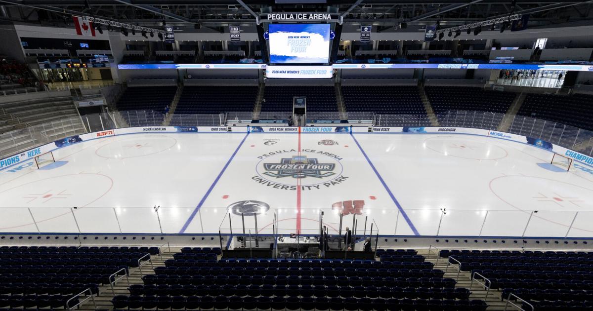 SEE IT: Penn State women's hockey goaltender Morgan Stickney reveals pads for 2026 season | Penn State Women's Hockey News