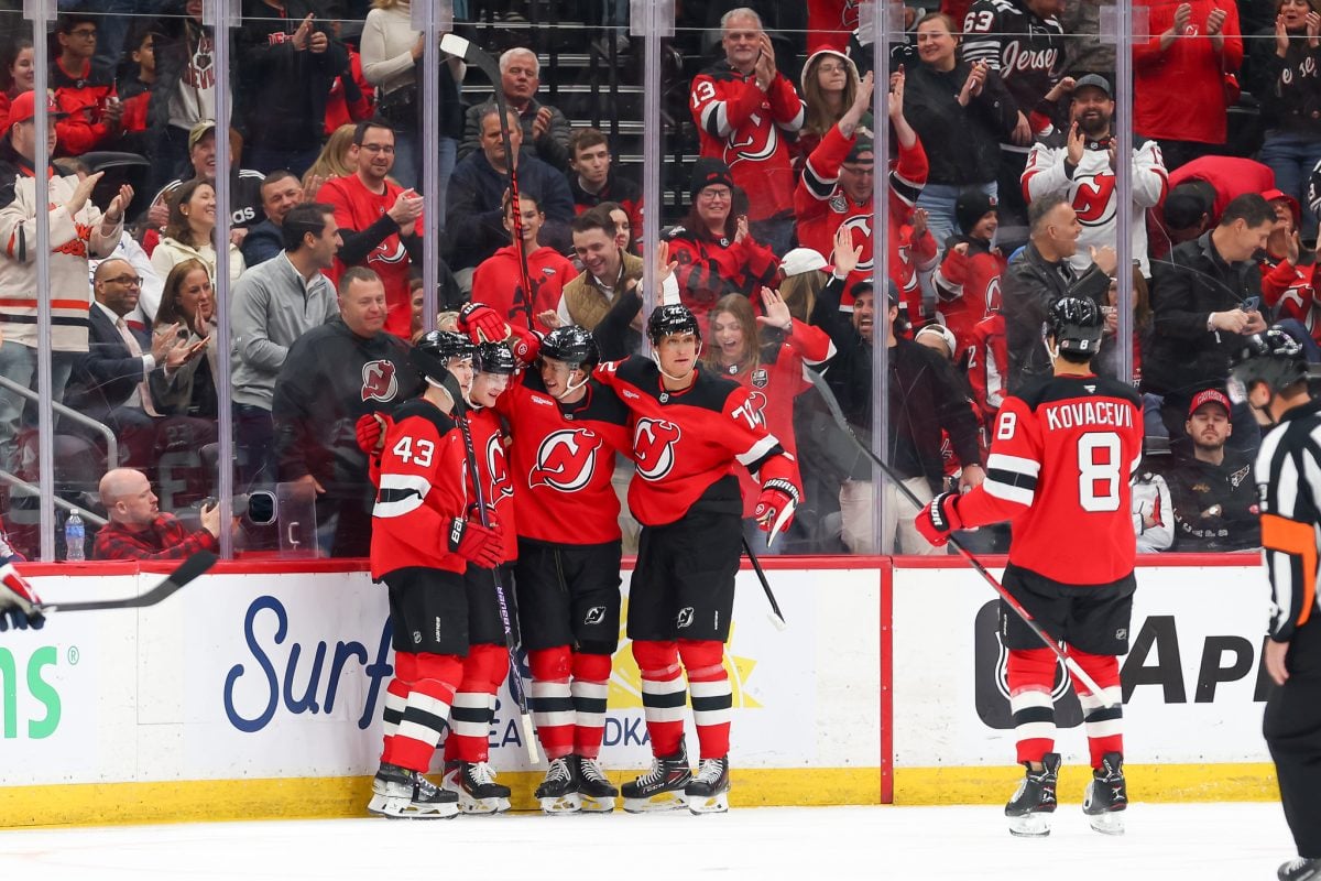 New Jersey Devils Celebrate