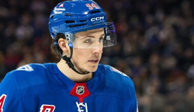 Rangers' Gabe Perreault targeted for 100 points, draws Kucherov comparison