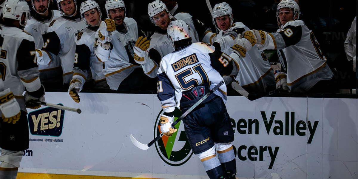 Vegas Golden Knights Sign Lukas Cormier to Two-Way Deal