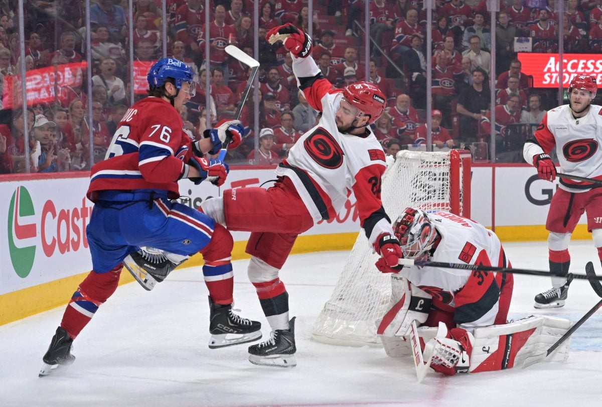 Zach Bolduc Montreal Canadiens Sean Walker Carolina Hurricanes