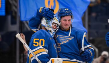 With Sundqvist Back, Blues' Bottom-Six Competition Gets Tighter
