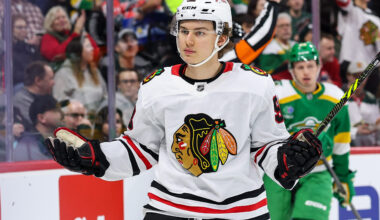 Blackhawks rookie Roman Kantserov wants in on Patrick Kane & Connor Bedard experiment
