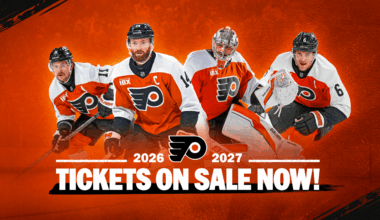 Flyers 2026-27 Single Game Tickets On Sale Now