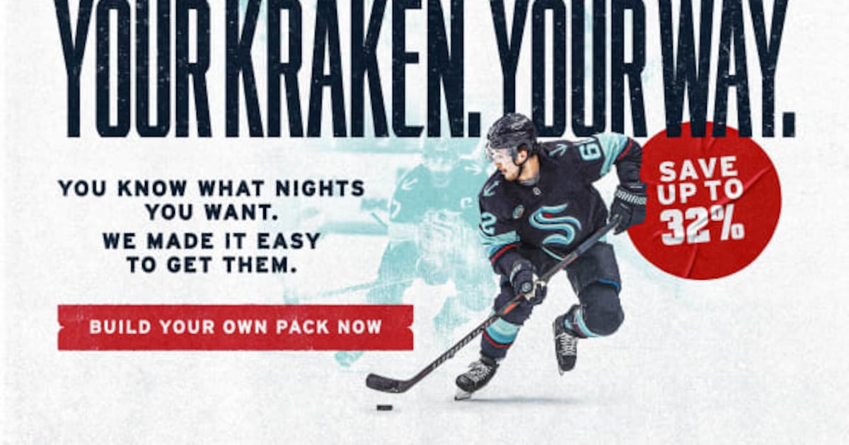 Seattle Kraken announce new ‘Build-A-Pack’ program for 2026-27 season, on sale now – KIRO 7 News Seattle