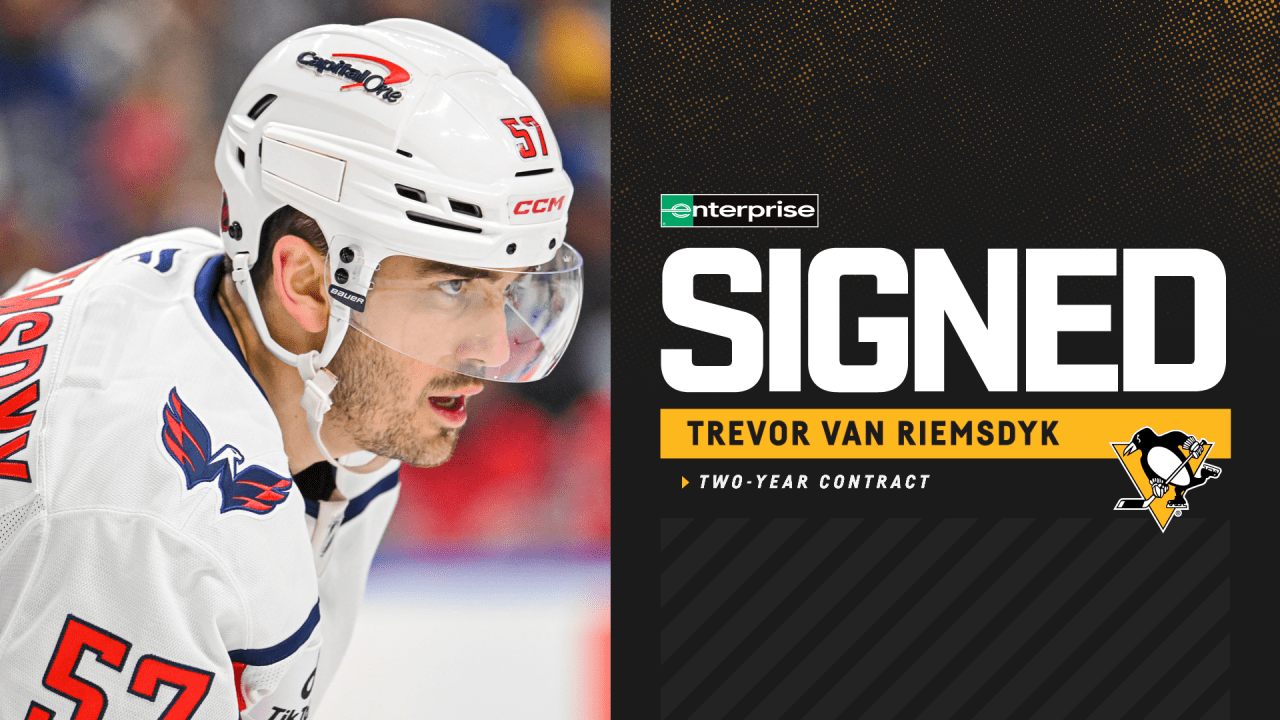 Penguins Sign Defenseman Trevor van Riemsdyk to a Two-Year Contract