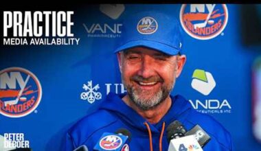 New York Islanders Head Coach Peter DeBoer Media Availability