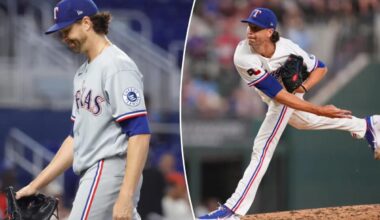 Jacob deGrom missing next start in Rangers injury worry