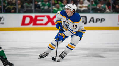 Buffalo Sabres sign forward Peyton Krebs to a four-year extension contract avoiding potential salary arbitration