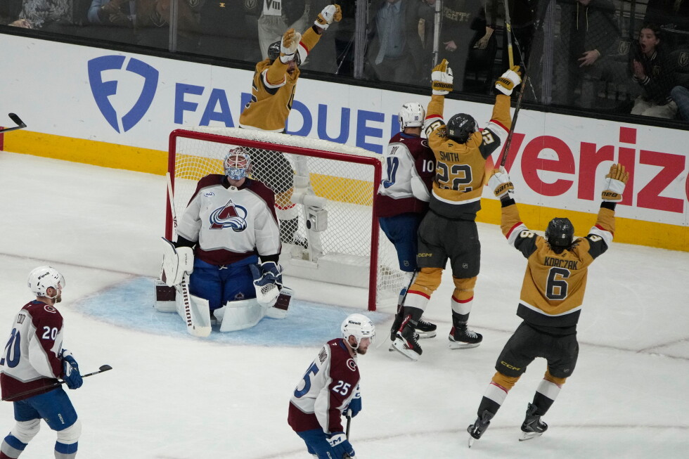 Golden Knights sweep Avalanche to advance to third Stanley Cup Final in nine seasons