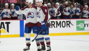 Avs defenseman Cale Makar sidelined for Game 2 of West final