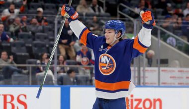 Matthew Schaefer of NY Islanders Appears at Local Summer Camp
