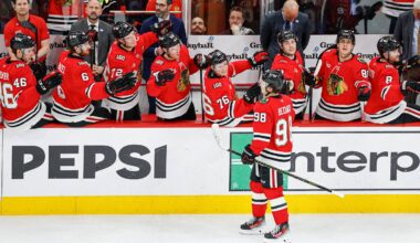 Chicago Blackhawks goaltender Arvid Soderblom