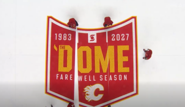 Calgary Flames unveil farewell centre ice logo for 26/27 season