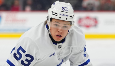Toronto Maple Leafs Rookie Easton Cowan