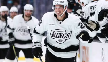 Kings' Fiala making progress ahead of on-ice return
