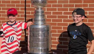 Stanley Cup, Jordan Martinook come to Durham Bulls Athletic Park to continue celebration :: WRAL.com