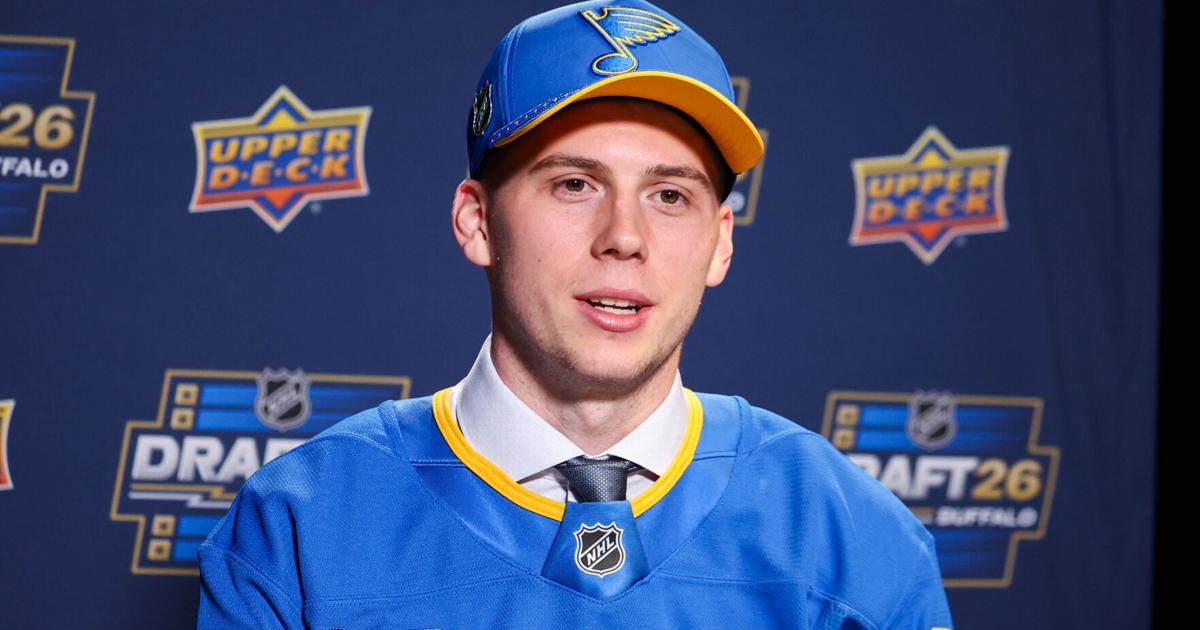 Seventh-rounder Colin Fitzgerald wants to prove to Blues, NHL that he was 'a steal' - STLtoday.com