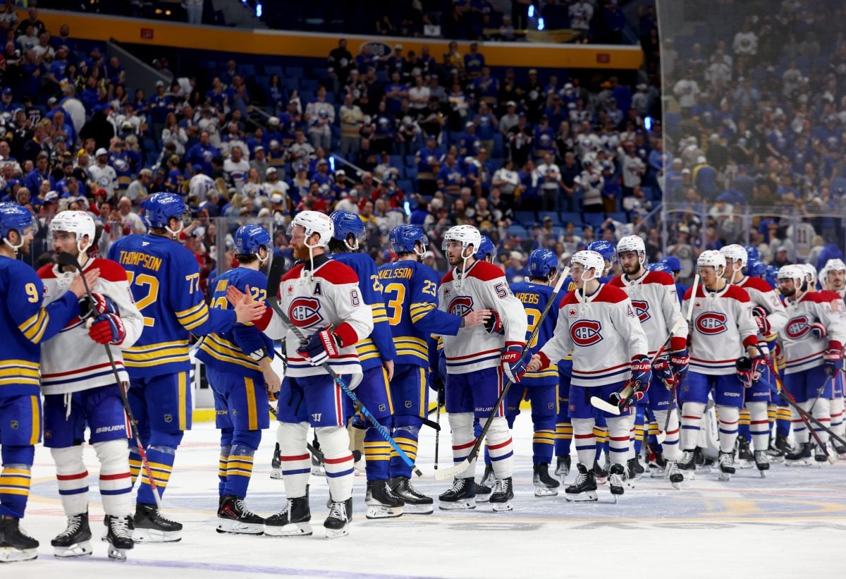 Montreal Canadiens Buffalo Sabres Handshake