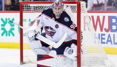 Elvis Merzlikins Columbus Blue Jackets