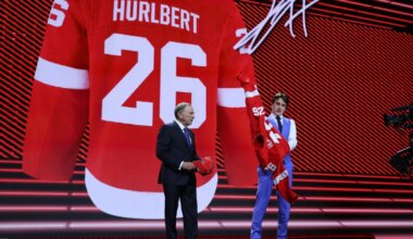 No. 10 Hurlbert Brings Scoring Touch Red Wings System Sorely Lacks