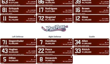 New Jersey Devils depth chart
