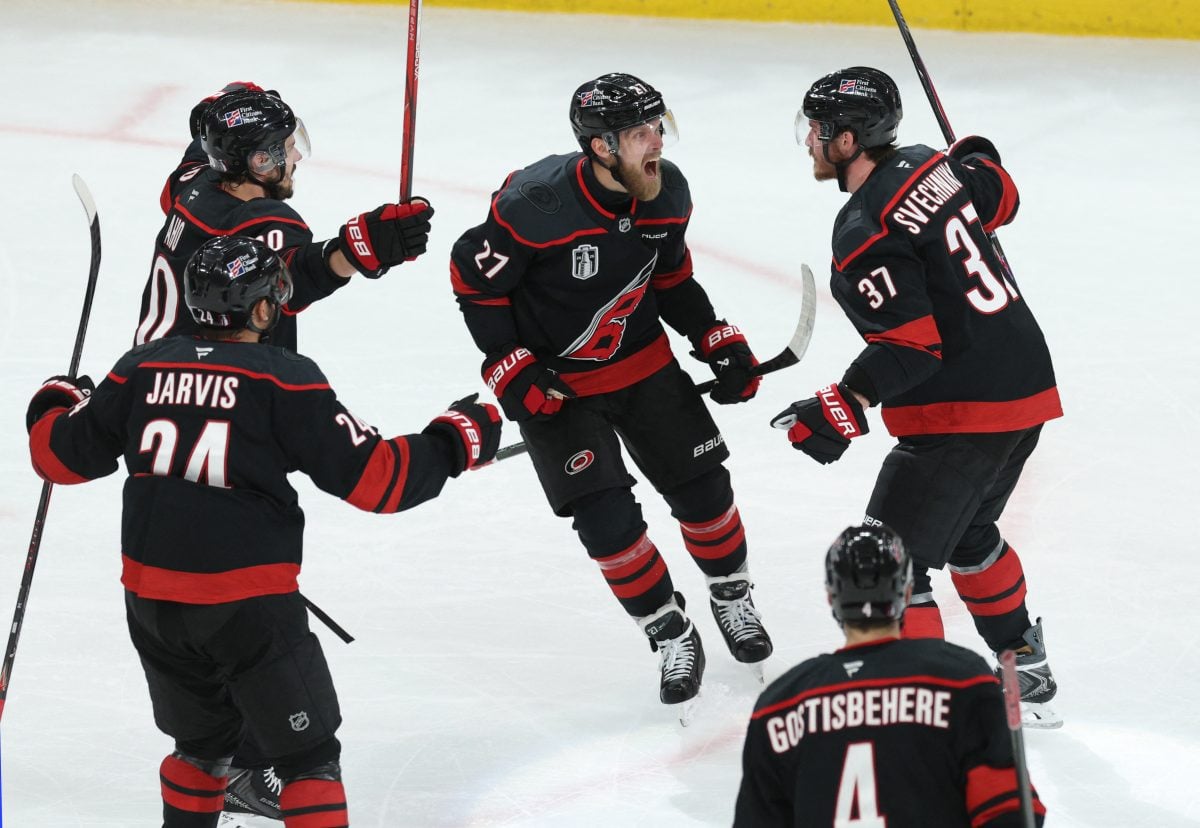 Nikolaj Ehlers Andrei Svechnikov Carolina Hurricanes