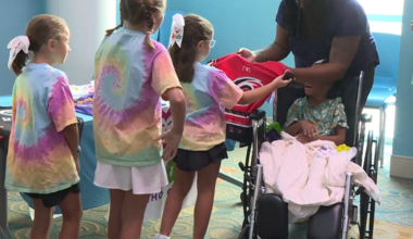 Carolina Hurricanes team up with ECU Health & nonprofit to bring special gowns to young patients