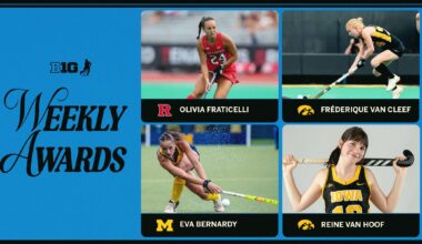 Iowa, Rutgers and Michigan Honored with Field Hockey Awards