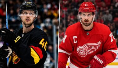 Elias Pettersson and Dylan Larkin featured in Minnesota Wild, Detroit Red Wings and Vancouver Canucks three-team trade rumors