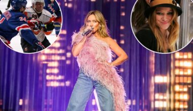 Hilary Duff takes subtle dig at NHL ex Mike Comrie during MSG show
